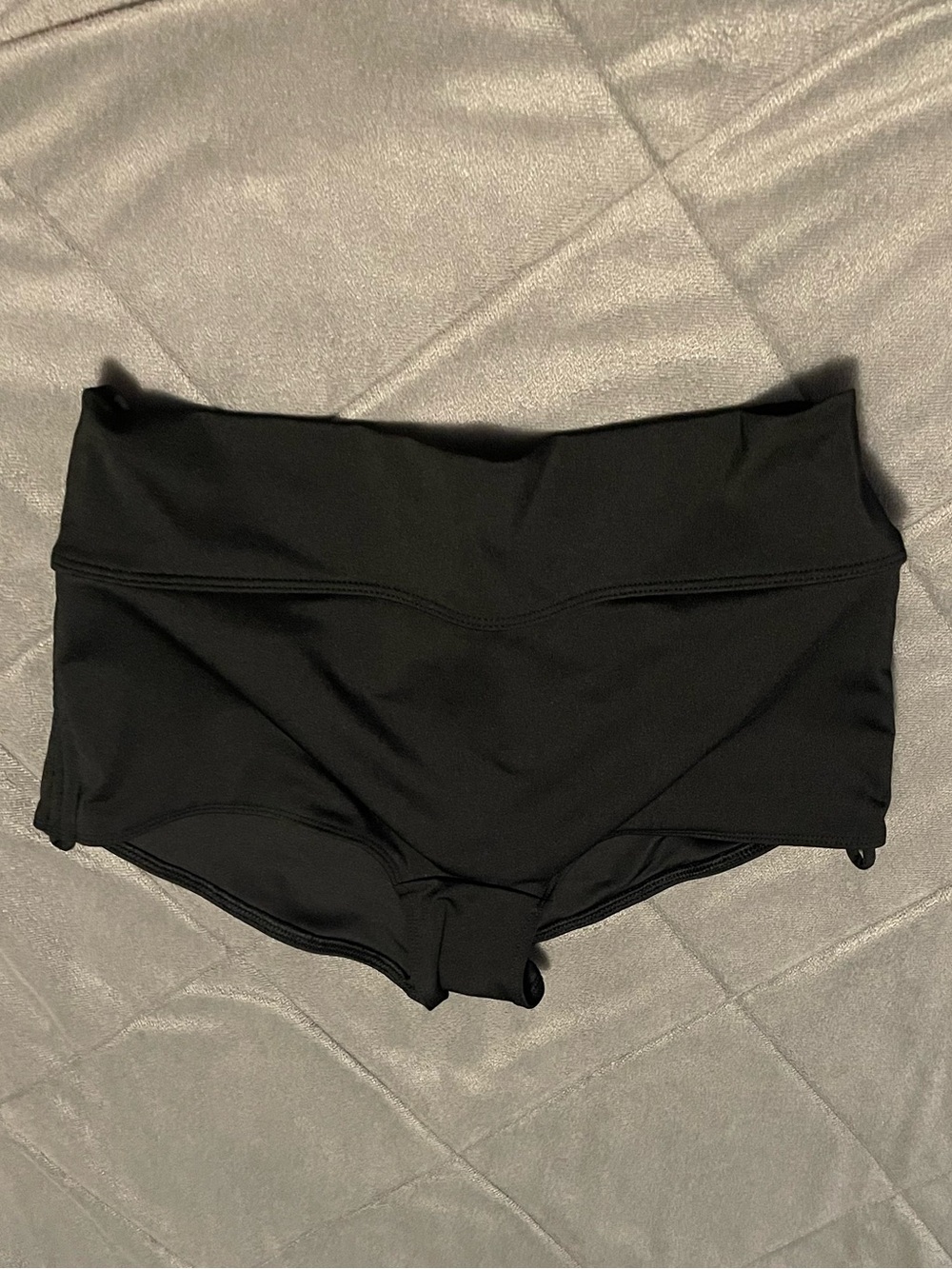 PINK Victoria's Secret Black High-Waist Swim Bottoms